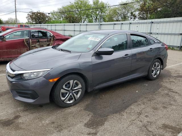 2HGFC2F57HH558999 - 2017 HONDA CIVIC LX GRAY photo 1