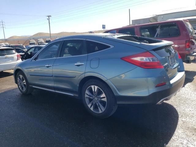 5J6TF2H54DL005501 - 2013 HONDA CROSSTOUR EXL TURQUOISE photo 2