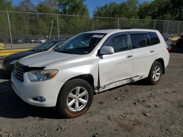 JTEES41A192149254 - 2009 TOYOTA HIGHLANDER WHITE photo 1