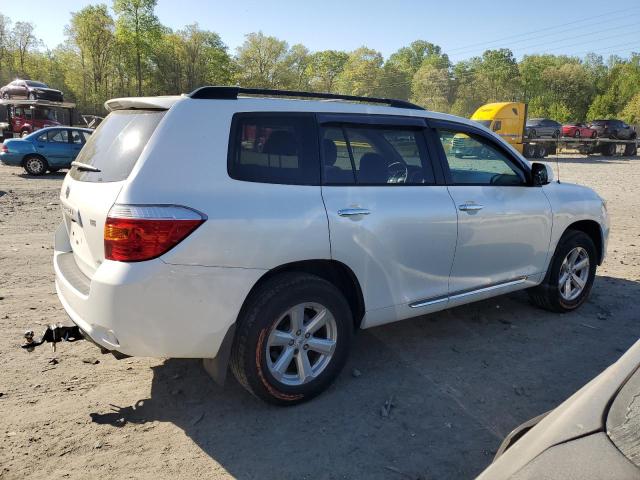 JTEES41A192149254 - 2009 TOYOTA HIGHLANDER WHITE photo 3