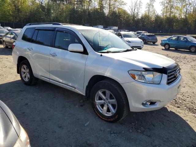 JTEES41A192149254 - 2009 TOYOTA HIGHLANDER WHITE photo 4