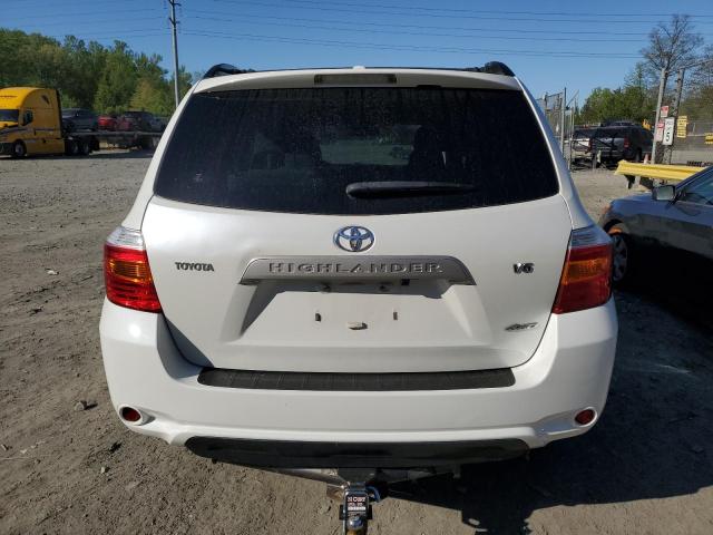 JTEES41A192149254 - 2009 TOYOTA HIGHLANDER WHITE photo 6