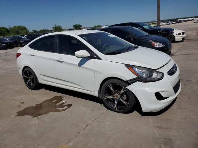 KMHCT4AE6EU716838 - 2014 HYUNDAI ACCENT GLS WHITE photo 4