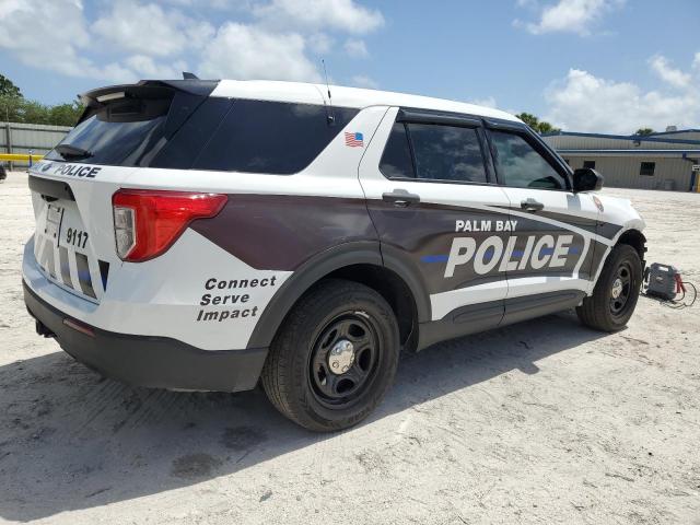 1FM5K8AB1PGB74896 - 2023 FORD EXPLORER POLICE INTERCEPTOR 白色 照片 3