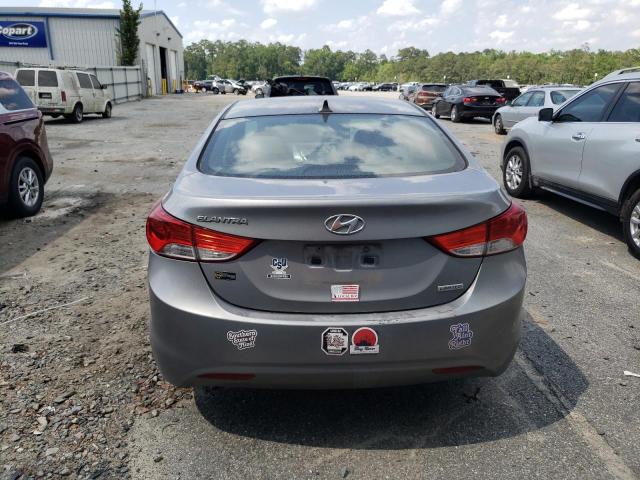 KMHDH4AE3CU332308 - 2012 HYUNDAI ELANTRA GLS SILVER photo 6