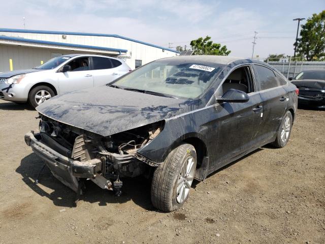 5NPE24AA5HH444293 - 2017 HYUNDAI SONATA ECO BLACK photo 2