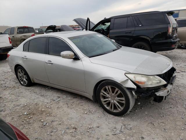 KMHGC4DFXBU125784 - 2011 HYUNDAI GENESIS 4.6L SILVER photo 4