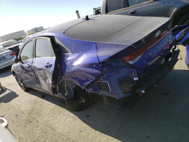 KMHLP4AG1PU480043 - 2023 HYUNDAI ELANTRA LIMITED BLUE photo 2