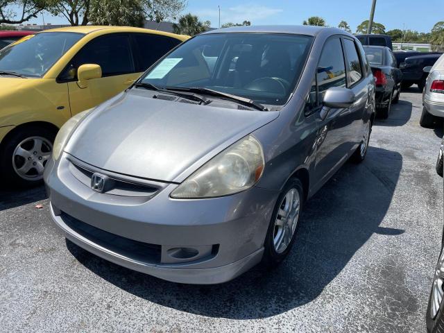 JHMGD38698S064257 - 2008 HONDA FIT SPORT GRAY photo 2