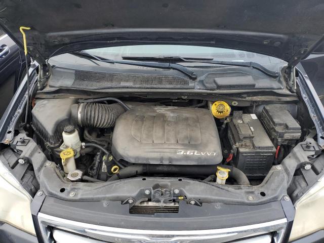 2C4RC1BG0ER397821 - 2014 CHRYSLER TOWN & COU TOURING შავი ფოტო 11