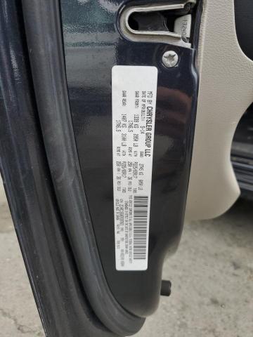 2C4RC1BG0ER397821 - 2014 CHRYSLER TOWN & COU TOURING შავი ფოტო 12