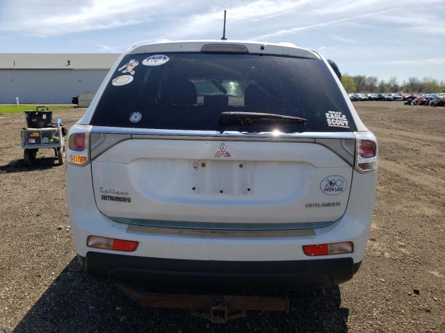 JA4AD2A31EZ006576 - 2014 MITSUBISHI OUTLANDER ES WHITE photo 6