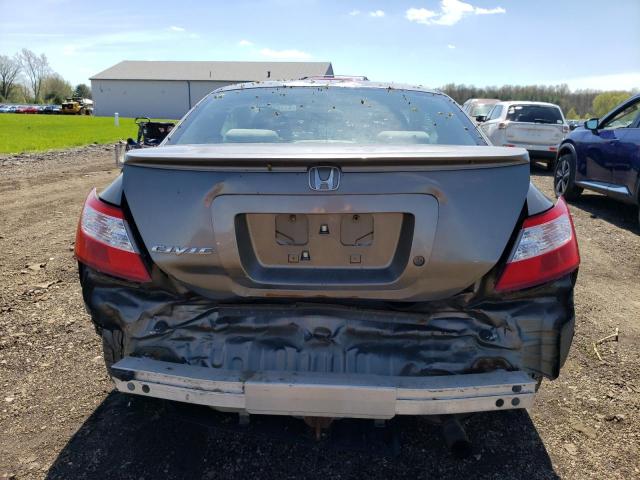 2HGFG11678H552084 - 2008 HONDA CIVIC LX GRAY photo 6