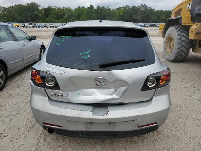 JM1BK143151313752 - 2005 MAZDA 3 HATCHBACK GRAY photo 6