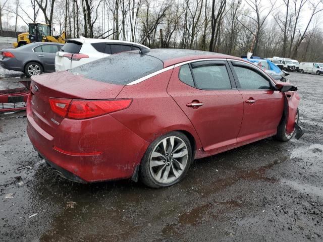 5XXGR4A67EG317813 - 2014 KIA OPTIMA SX RED photo 3