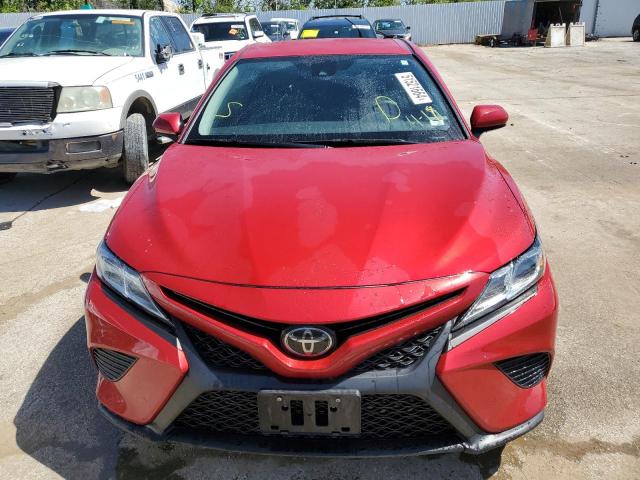 4T1B11HK5KU260368 - 2019 TOYOTA CAMRY L RED photo 5