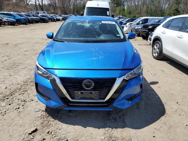 3N1AB8CV0MY303217 - 2021 NISSAN SENTRA SV BLUE photo 5