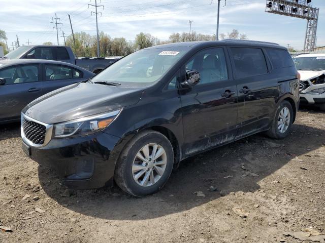 KNDMB5C19G6214988 - 2016 KIA SEDONA LX BLACK photo 1