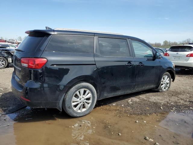 KNDMB5C19G6214988 - 2016 KIA SEDONA LX BLACK photo 3