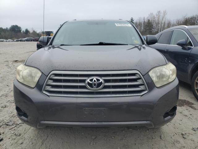 JTEES41A982077590 - 2008 TOYOTA HIGHLANDER GRAY photo 5