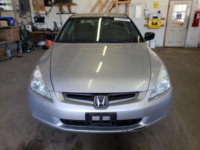 1HGCM56135A113460 - 2005 HONDA ACCORD DX SILVER photo 5