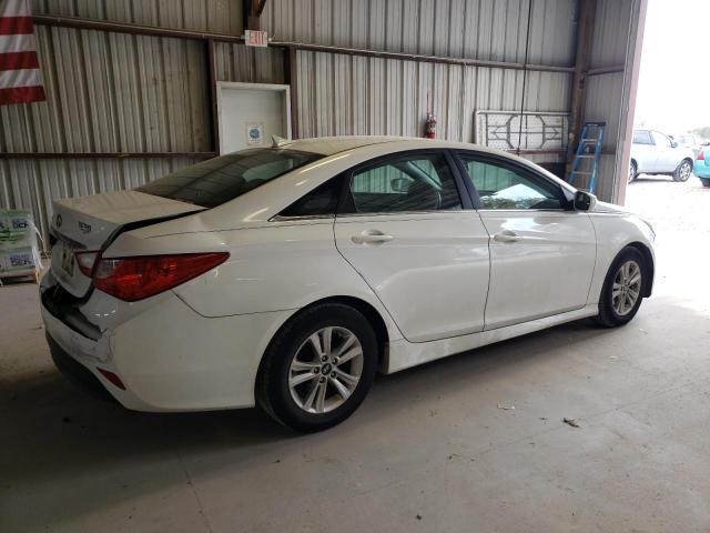 5NPEB4AC0EH826387 - 2014 HYUNDAI SONATA GLS WHITE photo 3