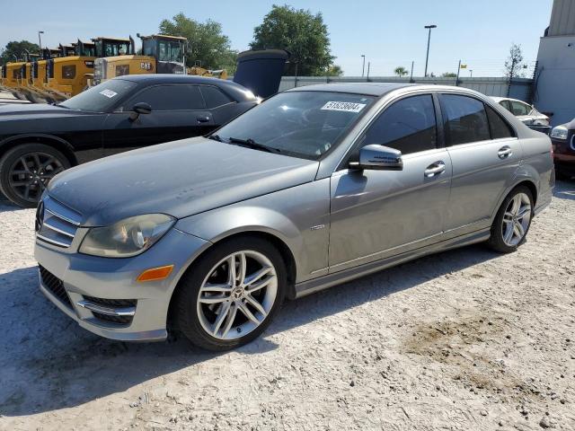 WDDGF4HB1CR200336 - 2012 MERCEDES-BENZ C 250 GRAY photo 1