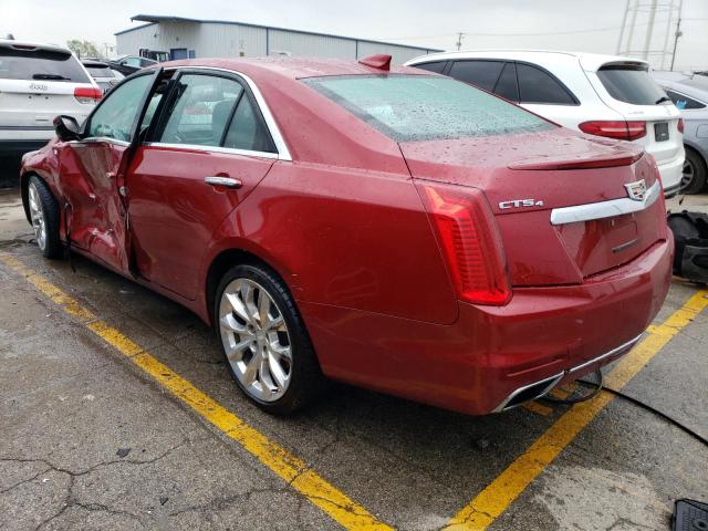 1G6AY5SS0G0125618 - 2016 CADILLAC CTS PERFORMANCE COLLECTION RED photo 2