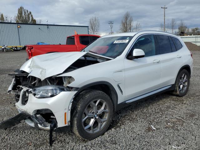 5UXTS1C05M9G91134 - 2021 BMW X3 XDRIVE30E WHITE photo 1