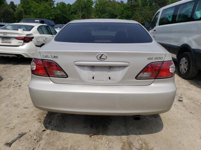 JTHBF30G930102423 - 2003 LEXUS ES 300 SILVER photo 6