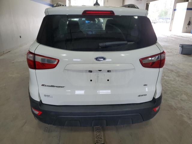 MAJ6S3GL6KC265812 - 2019 FORD ECOSPORT SE თეთრი ფოტო 6