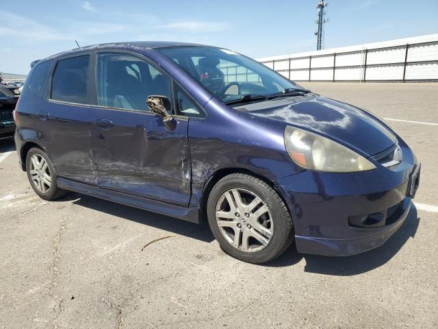 JHMGD38678S047733 - 2008 HONDA FIT SPORT PURPLE photo 4