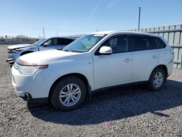 JA4JZ3AX6EZ600588 - 2014 MITSUBISHI OUTLANDER SE WHITE photo 1