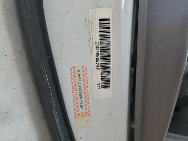 JF1SG65635H712408 - 2005 SUBARU FORESTER 2.5XS თეთრი ფოტო 12