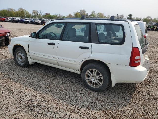 JF1SG65635H712408 - 2005 SUBARU FORESTER 2.5XS WHITE photo 2