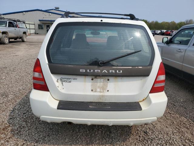 JF1SG65635H712408 - 2005 SUBARU FORESTER 2.5XS თეთრი ფოტო 6