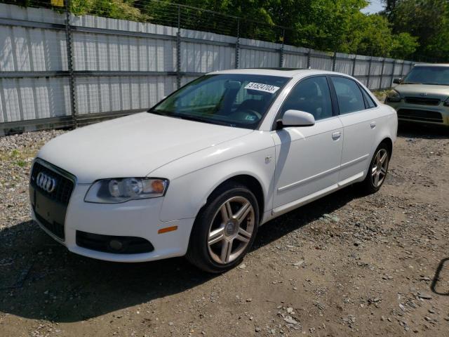 WAUAF78E68A009042 - 2008 AUDI A4 2.0T WHITE photo 1