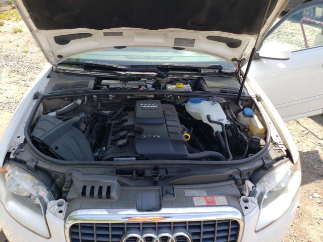 WAUAF78E68A009042 - 2008 AUDI A4 2.0T WHITE photo 11
