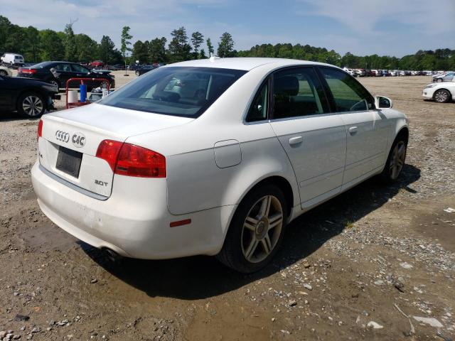 WAUAF78E68A009042 - 2008 AUDI A4 2.0T WHITE photo 3