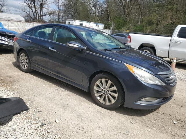 5NPEC4AC4EH865674 - 2014 HYUNDAI SONATA SE BLUE photo 4