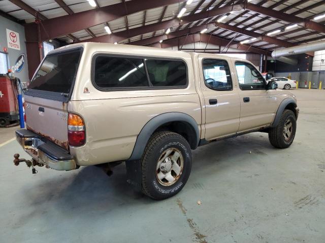 5TEHN72N11Z851117 - 2001 TOYOTA TACOMA DOUBLE CAB TAN photo 3