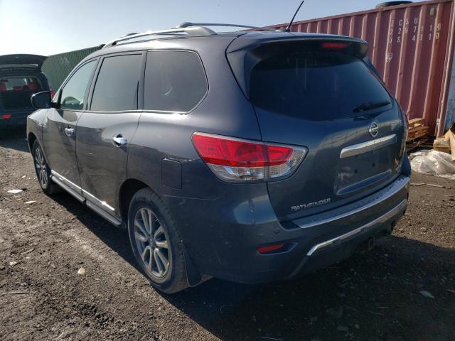 5N1AR2MM5EC662841 - 2014 NISSAN PATHFINDER S GRAY photo 2