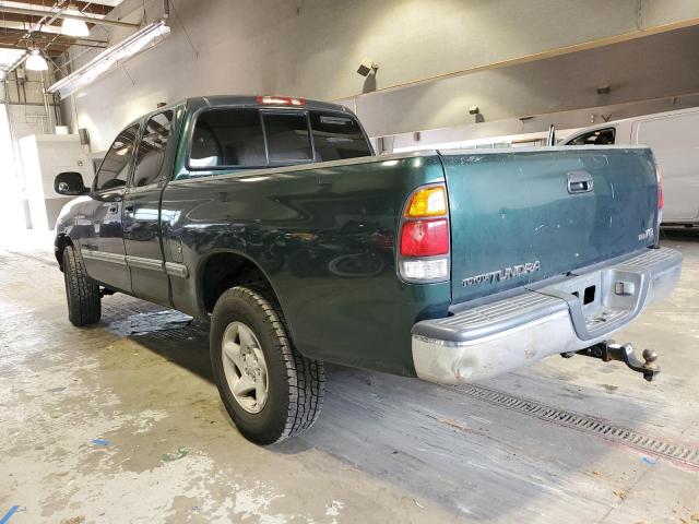 5TBRT34111S137412 - 2001 TOYOTA TUNDRA ACCESS CAB GREEN photo 2