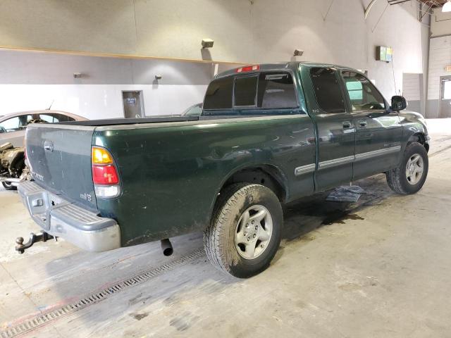 5TBRT34111S137412 - 2001 TOYOTA TUNDRA ACCESS CAB GREEN photo 3