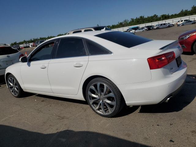 WAUDFAFCXDN130509 - 2013 AUDI A6 PREMIUM PLUS WHITE photo 2