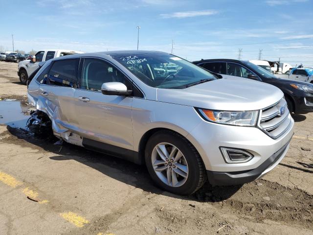 2FMPK4J90JBB62364 - 2018 FORD EDGE SEL SILVER photo 4