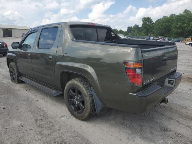 2HJYK16566H503568 - 2006 HONDA RIDGELINE RTL GREEN photo 2