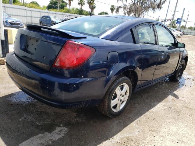 1G8AM15F77Z135407 - 2007 SATURN ION LEVEL 2 BLUE photo 3