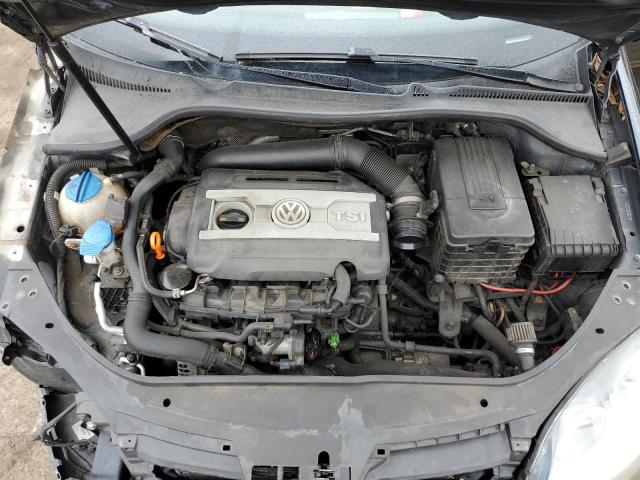 3VWDA71K89M139582 - 2009 VOLKSWAGEN GLI შავი ფოტო 11