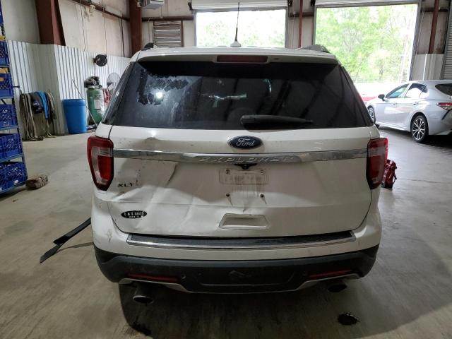 1FM5K7D80JGA90943 - 2018 FORD EXPLORER XLT თეთრი ფოტო 6